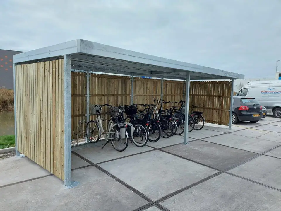 Fietsenstalling in Drachten