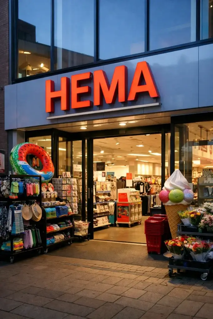 HEMA-winkel in Drachten aan Noordkade 8, met actuele openingstijden en winkelinformatie op de officiële winkelpagina.